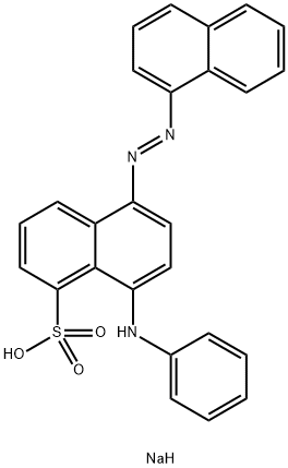 sodium 5-(1-naphthylazo)-8-(phenylamino)naphthalenesulphonate