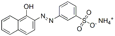 ammonium 3-[(1-hydroxy-2-naphthyl)azo]benzenesulphonate