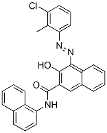 4-[(3-chloro-2-methylphenyl)azo]-3-hydroxy-N-1-naphthylnaphthalene-2-carboxamide