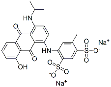 disodium 5-[[9,10-dihydro-8-hydroxy-4-[(1-methylethyl)amino]-9,10-dioxo-1-anthryl]amino]toluene-2,4-disulphonate