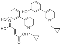 3-(1-Cyclopropylmethyl-1,2,5,6-tetrahydropyridin-3-yl)phenol fumarate