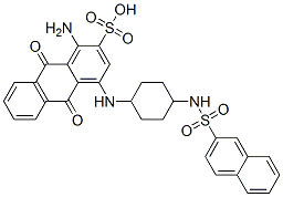 1-amino-9,10-dihydro-4-[[4-[(2-naphthylsulphonyl)amino]cyclohexyl]amino]-9,10-dioxoanthracene-2-sulphonic acid