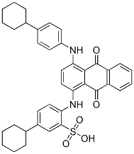5-cyclohexyl-2-[[4-[(4-cyclohexylphenyl)amino]-9,10-dihydro-9,10-dioxo-1-anthryl]amino]benzenesulphonic acid
