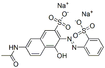 7-acetamido-4-hydroxy-3-[(2-sulphophenyl)azo]naphthalene-2-sulphonic acid, sodium salt