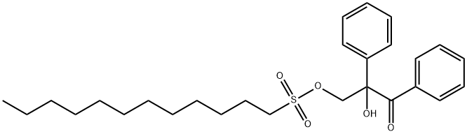 2-hydroxy-3-oxo-2,3-diphenylpropyl dodecane-1-sulphonate