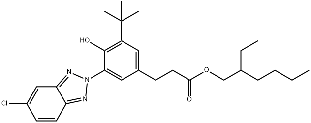 2-ethylhexyl 3-[3-tert-butyl-4-hydroxy-5-(5-chloro-2H-benzotriazol-2-yl)phenyl]propionate