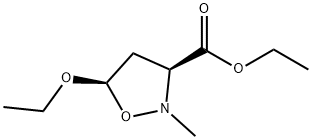 3-Isoxazolidinecarboxylicacid,5-ethoxy-2-methyl-,ethylester,cis-(9CI)