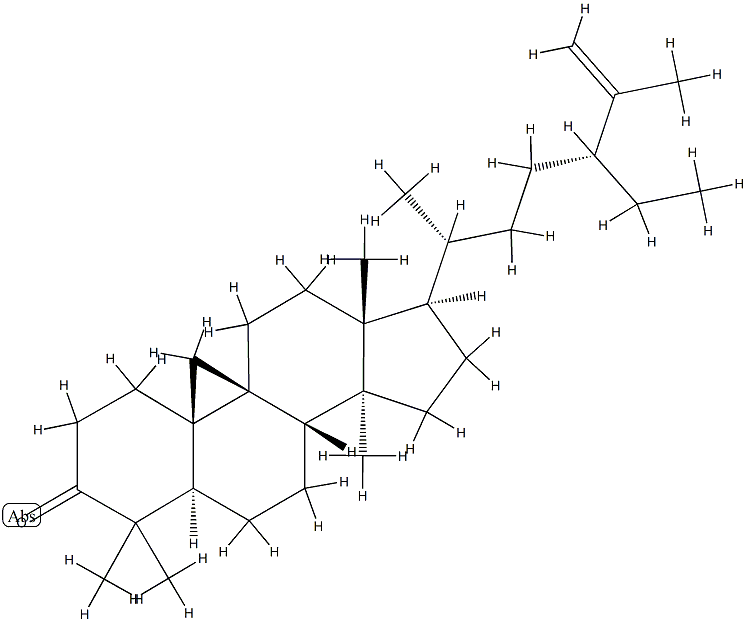 (24R)-24-Ethyl-9β,19-cyclo-5α-lanost-25-en-3-one