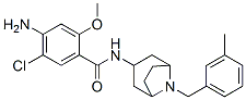 4-amino-5-chloro-2-methoxy-N-[8-[(3-methylphenyl)methyl]-8-azabicyclo[ 3.2.1]oct-3-yl]benzamide