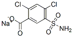 5-(Aminosulfonyl)-2,4-dichlorobenzoic acid sodium salt