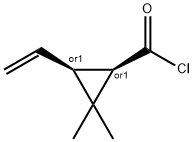Cyclopropanecarbonyl chloride, 3-ethenyl-2,2-dimethyl-, cis- (9CI)