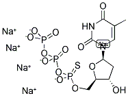胸苷 5'-P''-[P''(R)]-硫代三磷酸酯