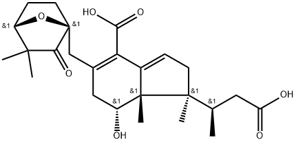 (1S,βR)-4-Carboxy-5-[[(1S,4S)-3,3-dimethyl-2-oxo-7-oxabicyclo[2.2.1]heptan-1-yl]methyl]-2,6,7,7a-tetrahydro-7β-hydroxy-β,1,7aα-trimethyl-1H-indene-1α-propanoic acid