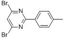 4,6-DIBROMO-2-(4-METHYLPHENYL)PYRIMIDINE