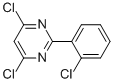 2-(2-CHLOROPHENYL)-4,6-DICHLOROPYRIMIDINE