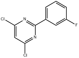 4,6-DICHLORO-2-(3-FLUOROPHENYL)PYRIMIDINE