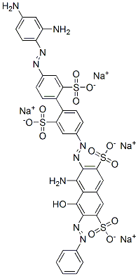 4-amino-3-[[4'-[(2,4-diaminophenyl)azo]-2,2'-disulpho[1,1'-biphenyl]-4-yl]azo]-5-hydroxy-6-(phenylazo)naphthalene-2,7-disulphonic acid, sodium salt