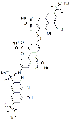 4-amino-3-[[4'-[(8-amino-1-hydroxy-3,6-disulpho-2-naphthyl)azo]-2,2'-disulpho[1,1'-biphenyl]-4-yl]azo]-5-hydroxynaphthalene-2,7-disulphonic acid, sodium salt