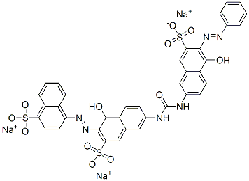 4-[[1-hydroxy-6-[[[[5-hydroxy-6-(phenylazo)-7-sulpho-2-naphthyl]amino]carbonyl]amino]-3-sulpho-2-naphthyl]azo]naphthalene-1-sulphonic acid, sodium salt