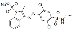 sodium 3-[[2,5-dichloro-4-[(ethylamino)sulphonyl]phenyl]azo]-2-methyl-1H-indolesulphonate