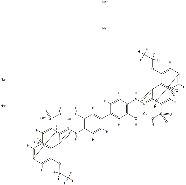 [Μ-[[3,3'-[(3,3'-二羟基[1,1'-联苯]-4,4'-二基)二(偶氮)]二[5-乙氧基-4-羟基-2,7-萘二磺酸根合]](8-)]]二-铜酸(4-)四钠