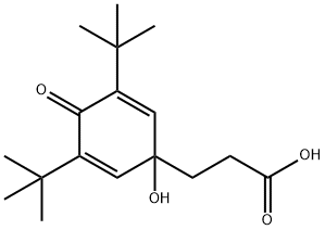3-[1-Hydroxy-3,5-bis(2-methyl-2-propanyl)-4-oxo-2,5-cyclohexadien-1-yl]propanoic acid