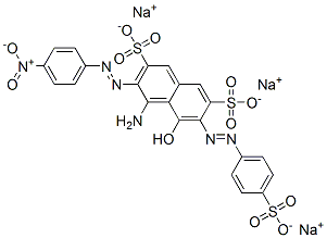 4-amino-5-hydroxy-3-[(4-nitrophenyl)azo]-6-[(4-sulphophenyl)azo]naphthalene-2,7-disulphonic acid, sodium salt