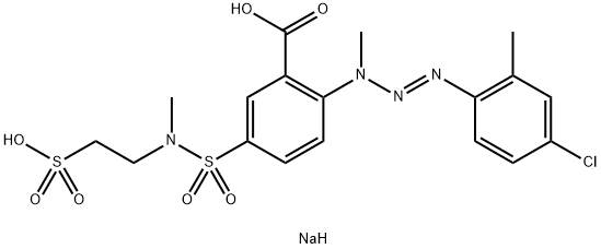 disodium 2-[3-(4-chloro-2-tolyl)-1-methyltriazen-2-yl]-5-[[methyl(2-sulphonatoethyl)amino]sulphonyl]benzoate