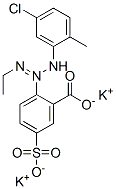 dipotassium 2-[3-(5-chloro-2-tolyl)-1-ethyltriazen-2-yl]-5-sulphonatobenzoate