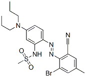 N-[2-[(2-bromo-6-cyano-p-tolyl)azo]-5-(dipropylamino)phenyl]methanesulphonamide