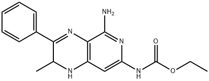 ethyl N-(5-amino-9-methyl-8-phenyl-4,7,10-triazabicyclo[4.4.0]deca-1,3 ,5,7-tetraen-3-yl)carbamate