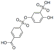 2-hydroxy-5-(4-carboxybenzenesulfonyloxy)benzene sulfonic acid
