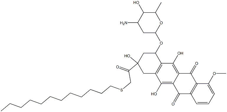 14-Dodecyl-14-thiaadriamycin