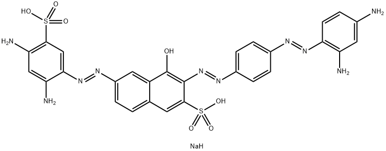 3-[[4-[(2,4-Diaminophenyl)azo]phenyl]azo]-6-[(2,4-diamino-5-sulfophenyl)azo]-4-hydroxy-2-naphthalenesulfonic acid disodium salt