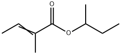 2-Butenoic acid, 2-Methyl-, 1-Methylpropyl ester