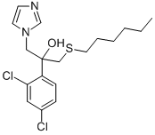1H-Imidazole-1-ethanol, alpha-(2,4-dichlorophenyl)-alpha-((hexylthio)m ethyl)-