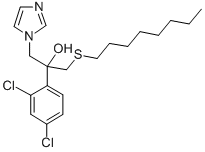 alpha-(2,4-Dichlorophenyl)-alpha-((octylthio)methyl)-1H-imidazole-1-et hanol