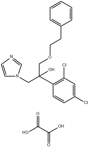 1H-Imidazole-1-ethanol, alpha-(2,4-dichlorophenyl)-alpha-((2-phenyleth oxy)methyl)-, ethanedioate salt