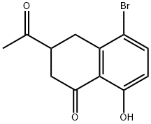 3-ACETYL-5-BROMO-8-HYDROXY-3,4-DIHYDRO-2H-1-NAPHTHALENONE