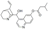 [4-[(5-ethenyl-1-azabicyclo[2.2.2]oct-7-yl)-hydroxy-methyl]quinolin-6- yl] 3-methylbutanoate