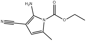 1H-Pyrrole-1-carboxylicacid,2-amino-3-cyano-5-methyl-,ethylester(9CI)