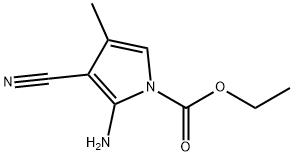 1H-Pyrrole-1-carboxylicacid,2-amino-3-cyano-4-methyl-,ethylester(9CI)