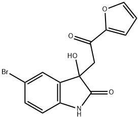 5-bromo-3-[2-(2-furyl)-2-oxoethyl]-3-hydroxy-1,3-dihydro-2H-indol-2-one
