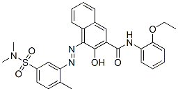 4-[[5-[(dimethylamino)sulphonyl]-2-methylphenyl]azo]-N-(2-ethoxyphenyl)-3-hydroxynaphthalene-2-carboxamide