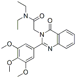N,N-diethyl-2-[4-oxo-2-(3,4,5-trimethoxyphenyl)quinazolin-3-yl]acetami de