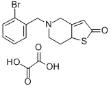 5-(o-Bromobenzyl)-5,6,7,7a-tetrahydro-4H-thieno(3,2-c)pyridin-2-one ox alate