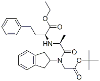 (S)-2-[(S)-1-[N-[(tert-Butoxycarbonyl)methyl]-N-(indan-2-yl)aminocarbonyl]ethylamino]-4-phenylbutyric acid ethyl ester