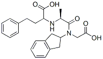 N-(N-(1-carboxy-3-phenylpropyl)alanyl)-N-(indan-2-yl)glycine