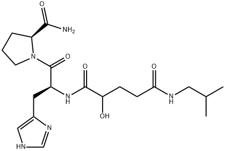 N-(2-hydroxy-4-(isobutylcarbamoyl)butyryl)histidylprolinamide