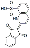 8-Quinolinesulfonic  acid,  2-(1,3-dihydro-1,3-dioxo-2H-inden-2-ylidene)-1,2-dihydro-  (9CI)